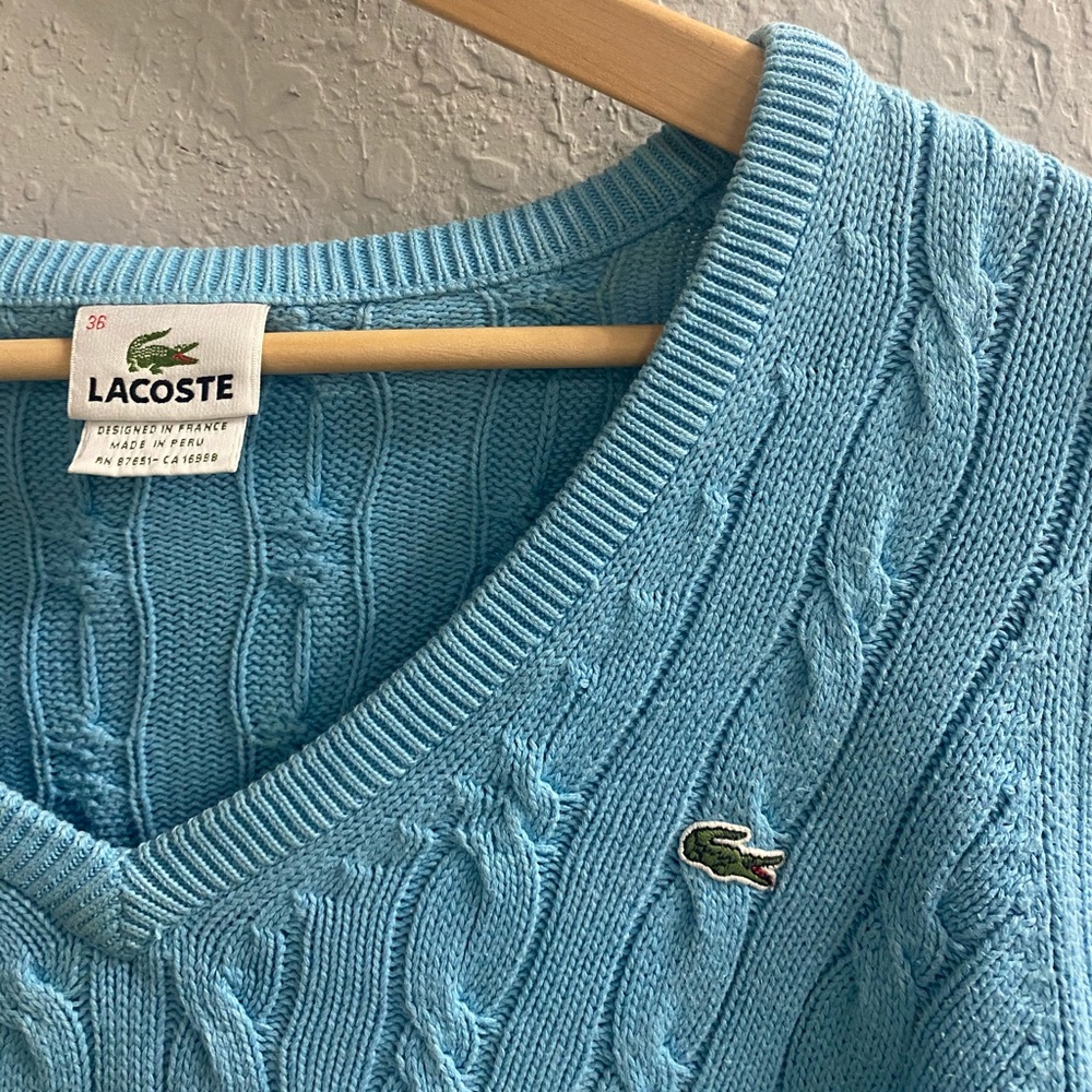 Lacoste Sweater Size 36